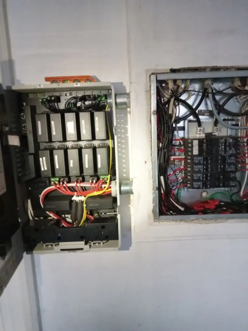 Electrical panel upgrade completed for Security Camera Wiring in Lucerne